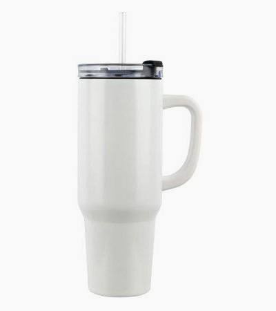 40oz Customizable Tumbler with Handle (Full Design)