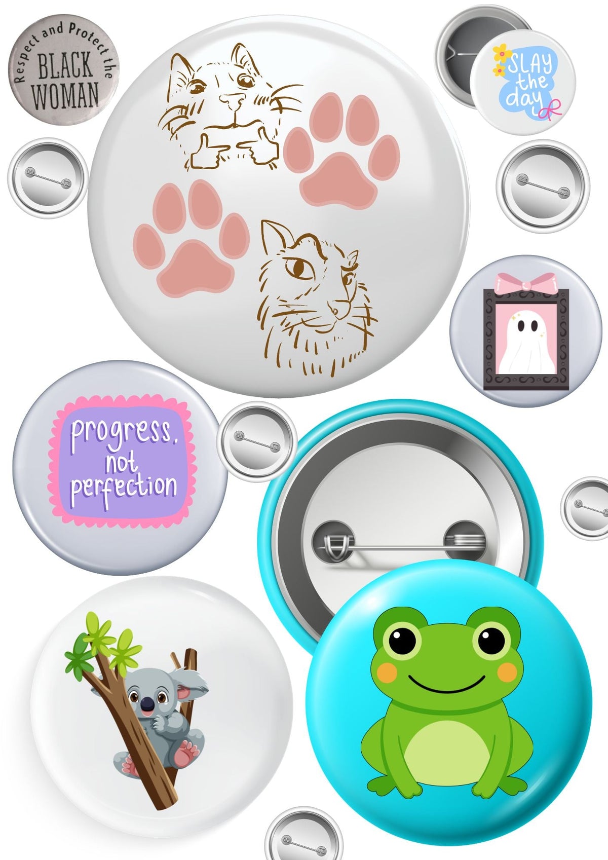 Buttons / Pins