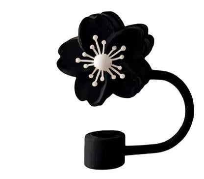 Cherry Blossom - Straw Cover (Black)