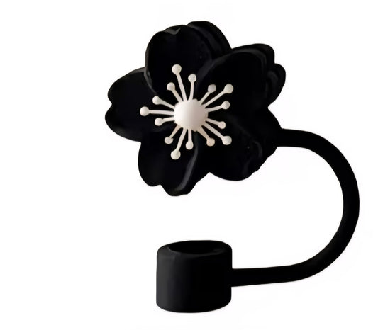 Cherry Blossom - Straw Cover (Black)
