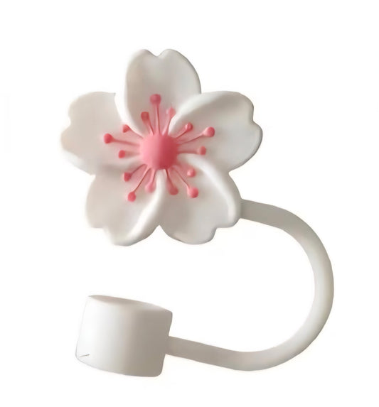 Cherry Blossom - Straw Cover (White)