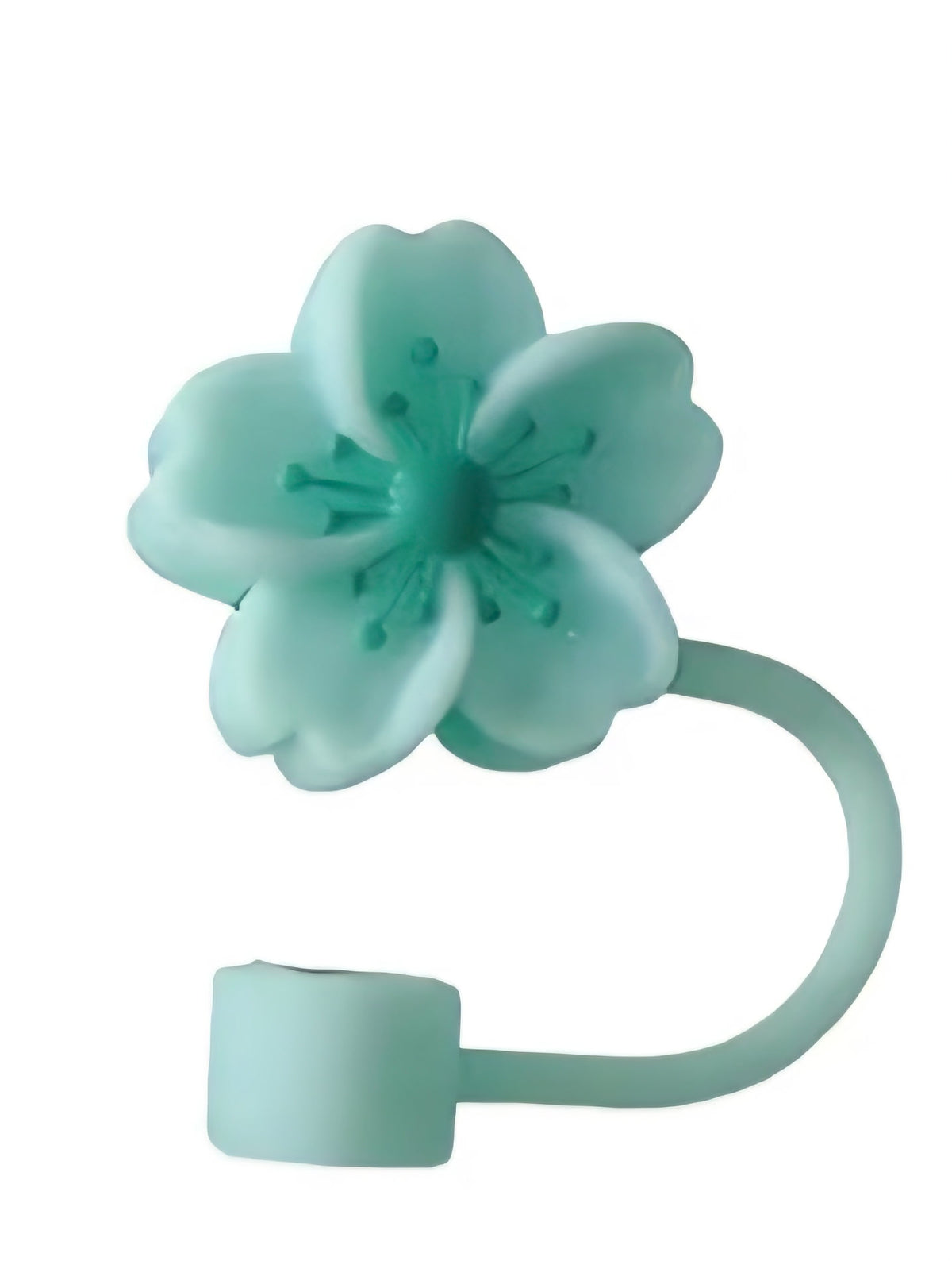 Cherry Blossom - Straw Cover (Aqua Green)