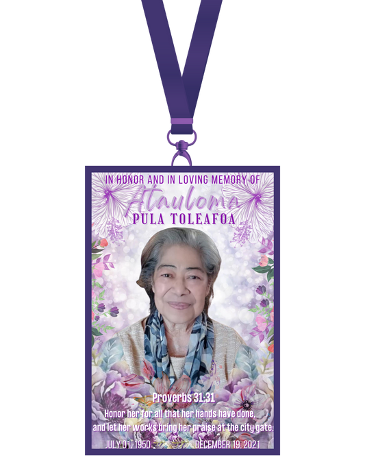 Medium -Custom Design for Lanyard (1-Side)